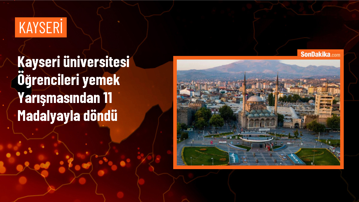 Kayseri Üniversitesi Develi Hüseyin Şahin Meslek Yüksekokulu Aşçılık Programı Öğrencileri Bodrum\'da 11 Madalya Kazandı