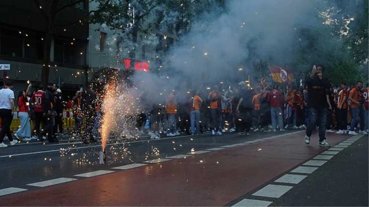 Almanya\'daki şampiyonluk kutlamalarında taşkınlık çıkaran 18 Galatasaray taraftarı tutuklandı