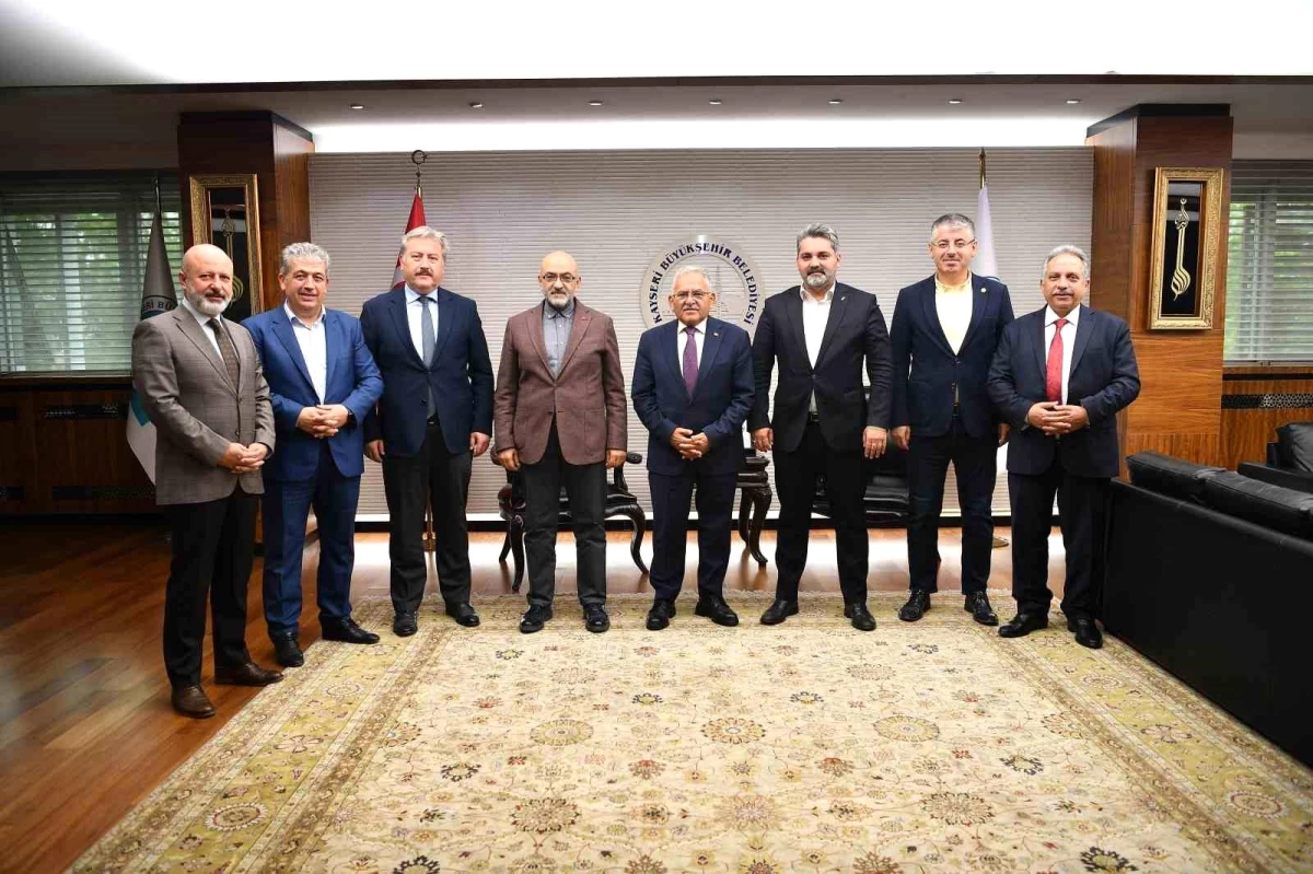 Kayseri Büyükşehir Belediyesi ve İlçe Belediye Başkanları Kent Projelerini Değerlendirdi