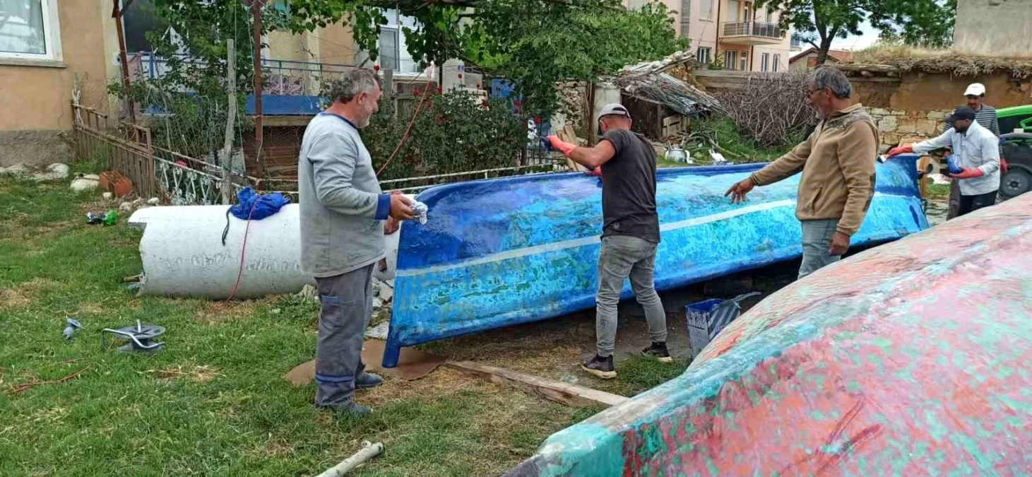 Beyşehir\'de balıkçılar yeni av sezonu için hazırlıklara başladı