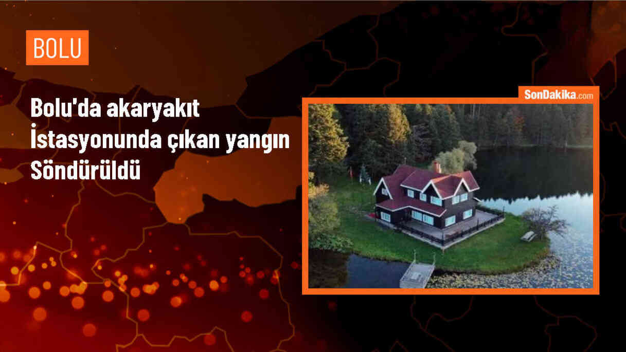 Bolu\'da akaryakıt istasyonunda çıkan yangın hasara neden oldu