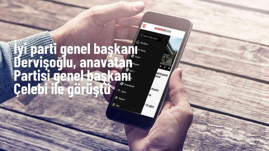 İYİ Parti Genel Başkanı Müsavat Dervişoğlu, Anavatan Partisi Genel Başkanı İbrahim Çelebi ile görüştü