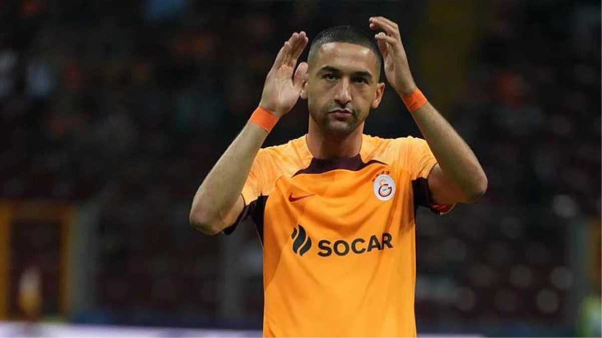 Galatasaraylı Hakim Ziyech, şampiyonluk kutlamalarında Filistin\'i unutmadı