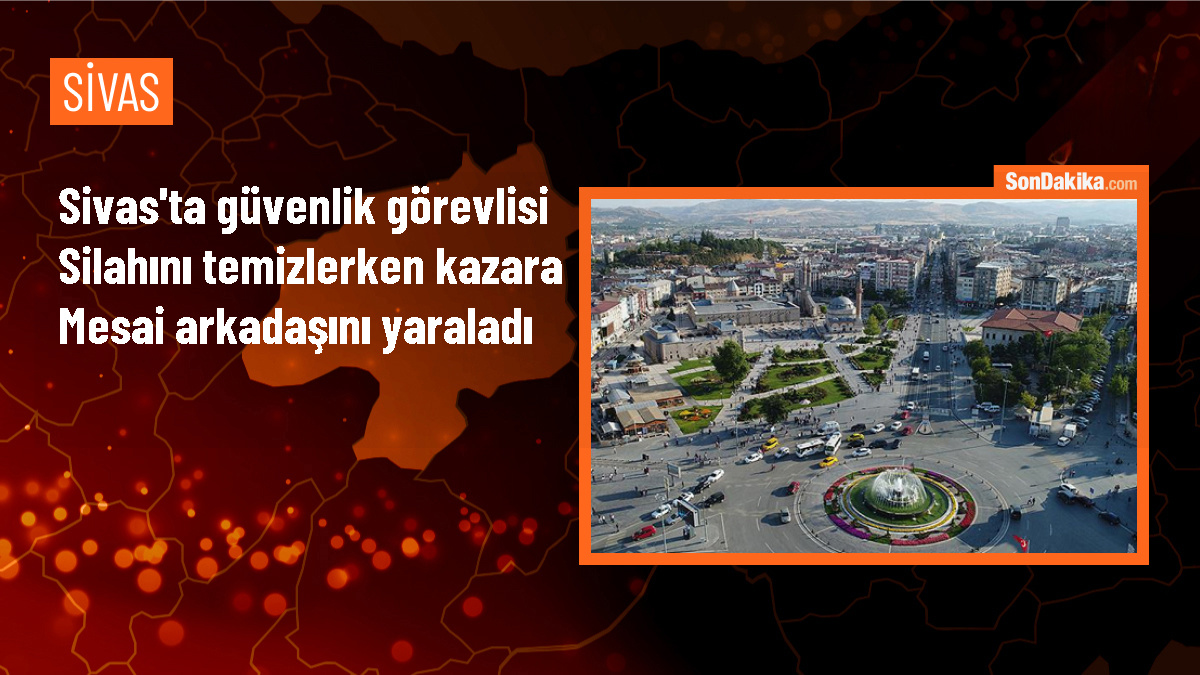 Sivas\'ta Silah Temizleme Kazası: Güvenlik Görevlisi Mesai Arkadaşını Yaraladı