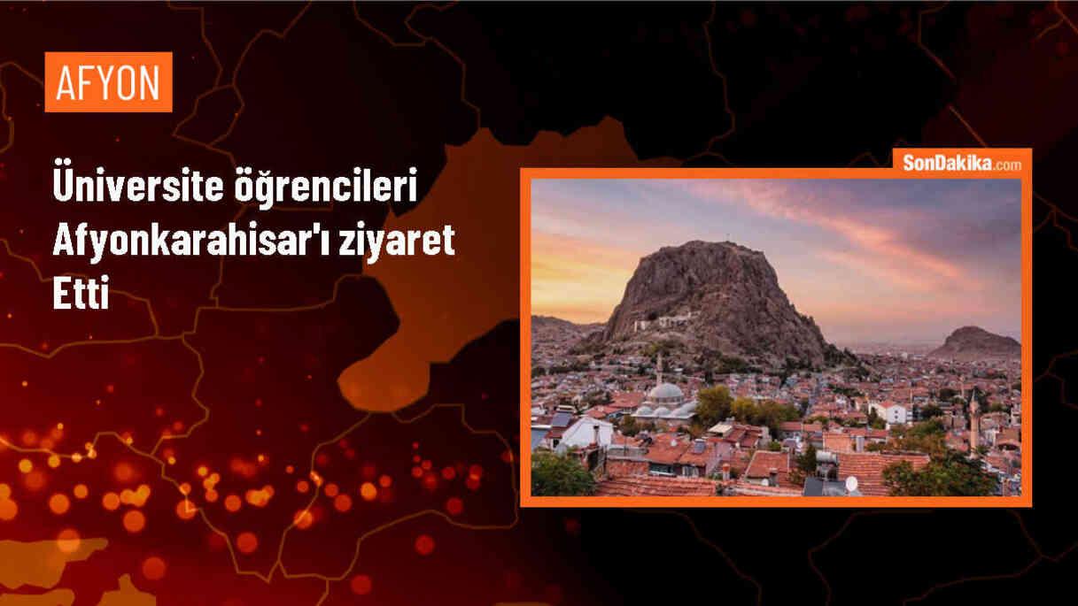 Uşak Üniversitesi İletişim Fakültesi öğrencileri Afyonkarahisar\'a ziyaret gerçekleştirdi