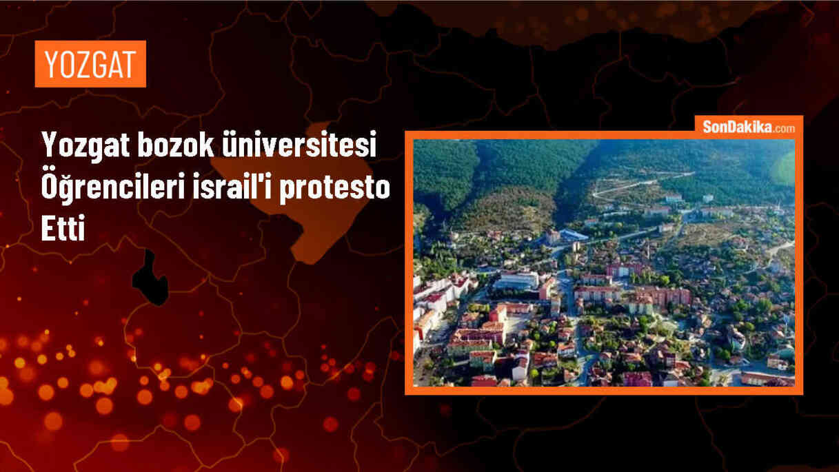 Yozgat Genç İHH Teşkilatı, İsrail\'in Filistin\'e yönelik saldırılarını protesto etti