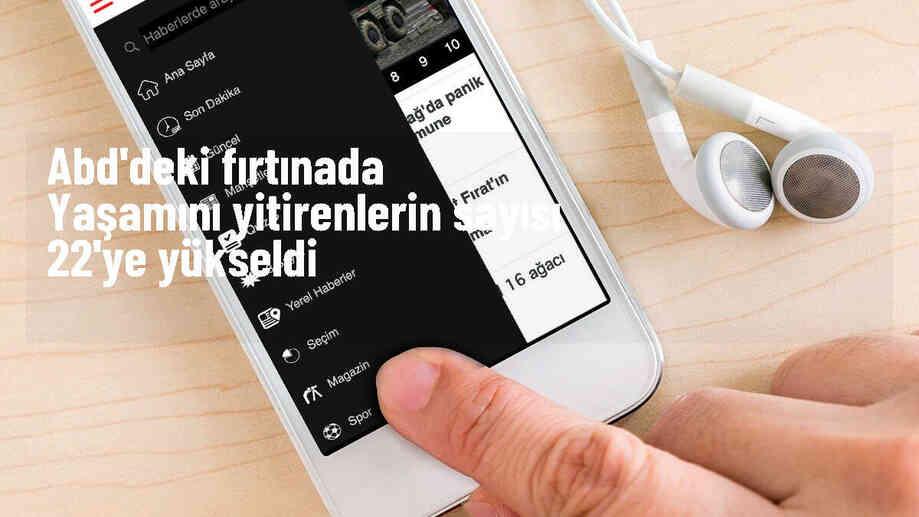 ABD\'de Fırtınada Hayatını Kaybedenlerin Sayısı 22\'ye Yükseldi