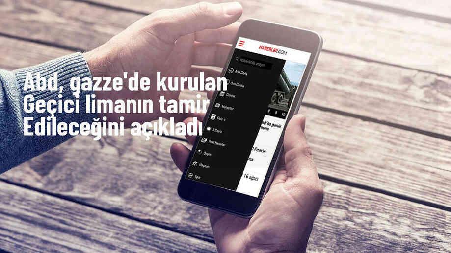 ABD, Gazze\'deki geçici limanı tamir edecek