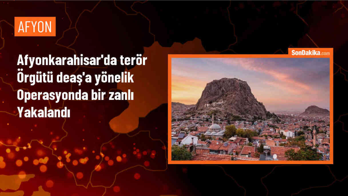 Afyonkarahisar\'da DEAŞ Operasyonu: Bir Şüpheli Gözaltına Alındı