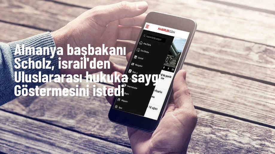 Almanya Başbakanı Scholz, İsrail\'e Gazze\'ye insani yardımın ulaşmasını sağlama çağrısı yaptı