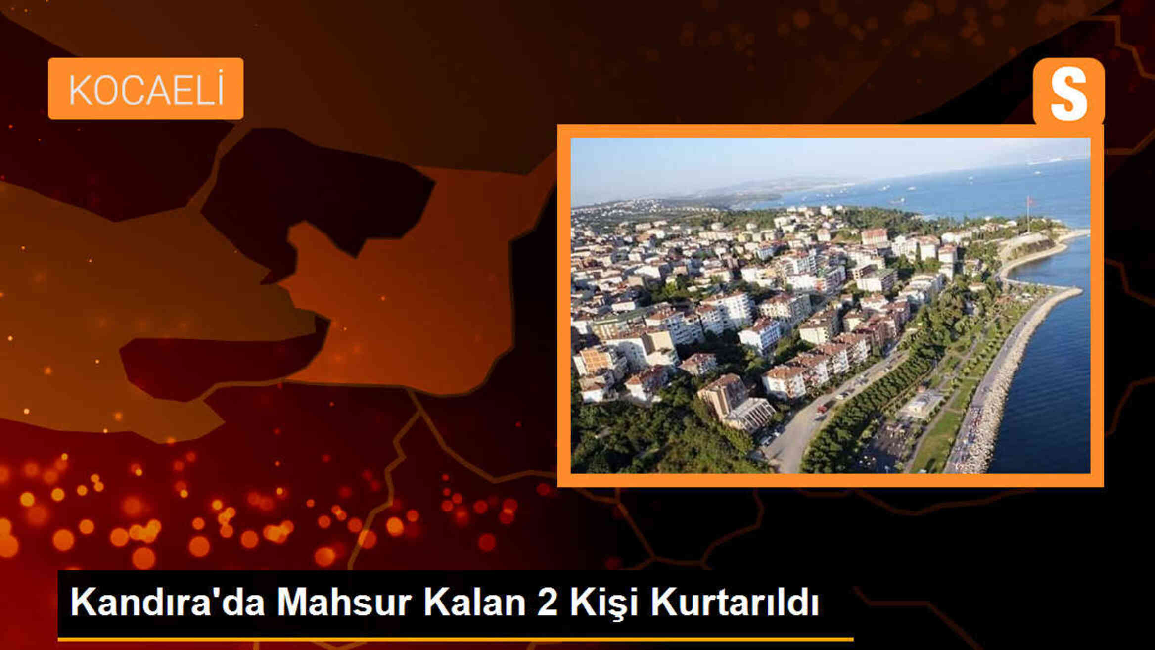 Kandıra\'da Falezde Mahsur Kalan 2 Kişi Kurtarıldı