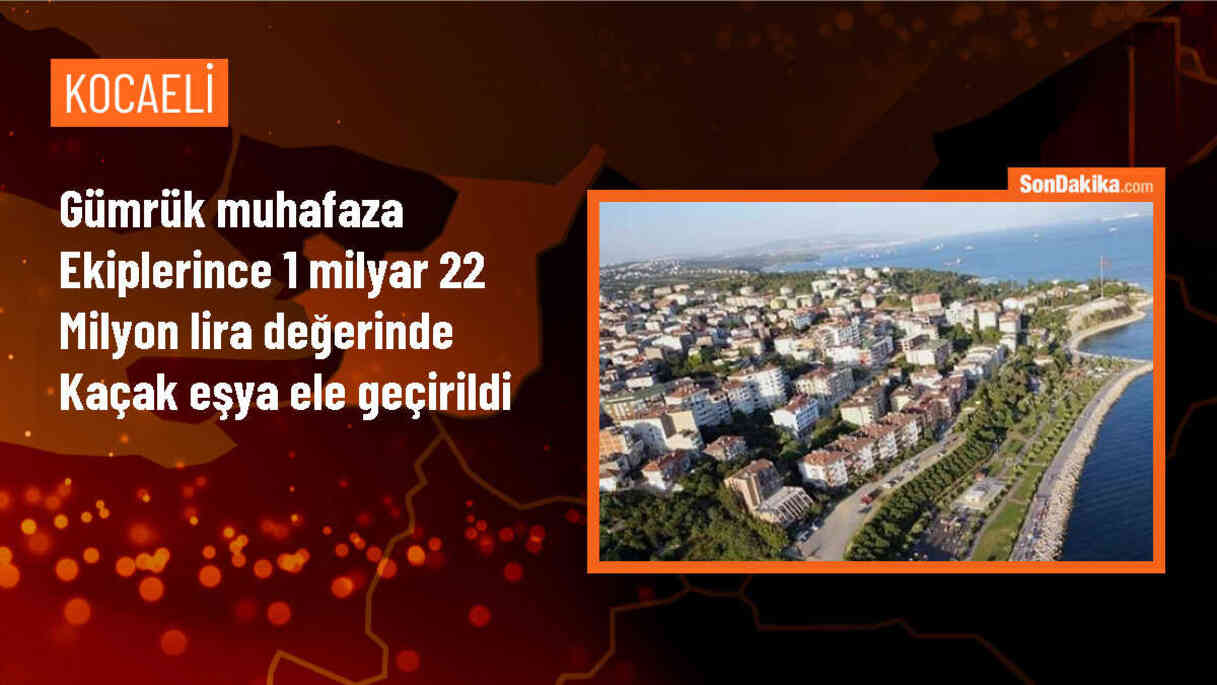 Mersin ve Kocaeli\'de 1 Milyar 22 Milyon Lira Değerinde Kaçak Eşya Ele Geçirildi