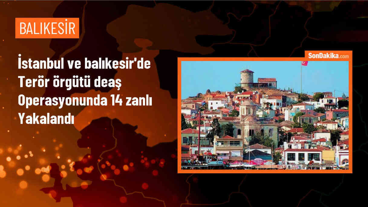 DEAŞ\'a yönelik operasyonda 14 şüpheli gözaltına alındı