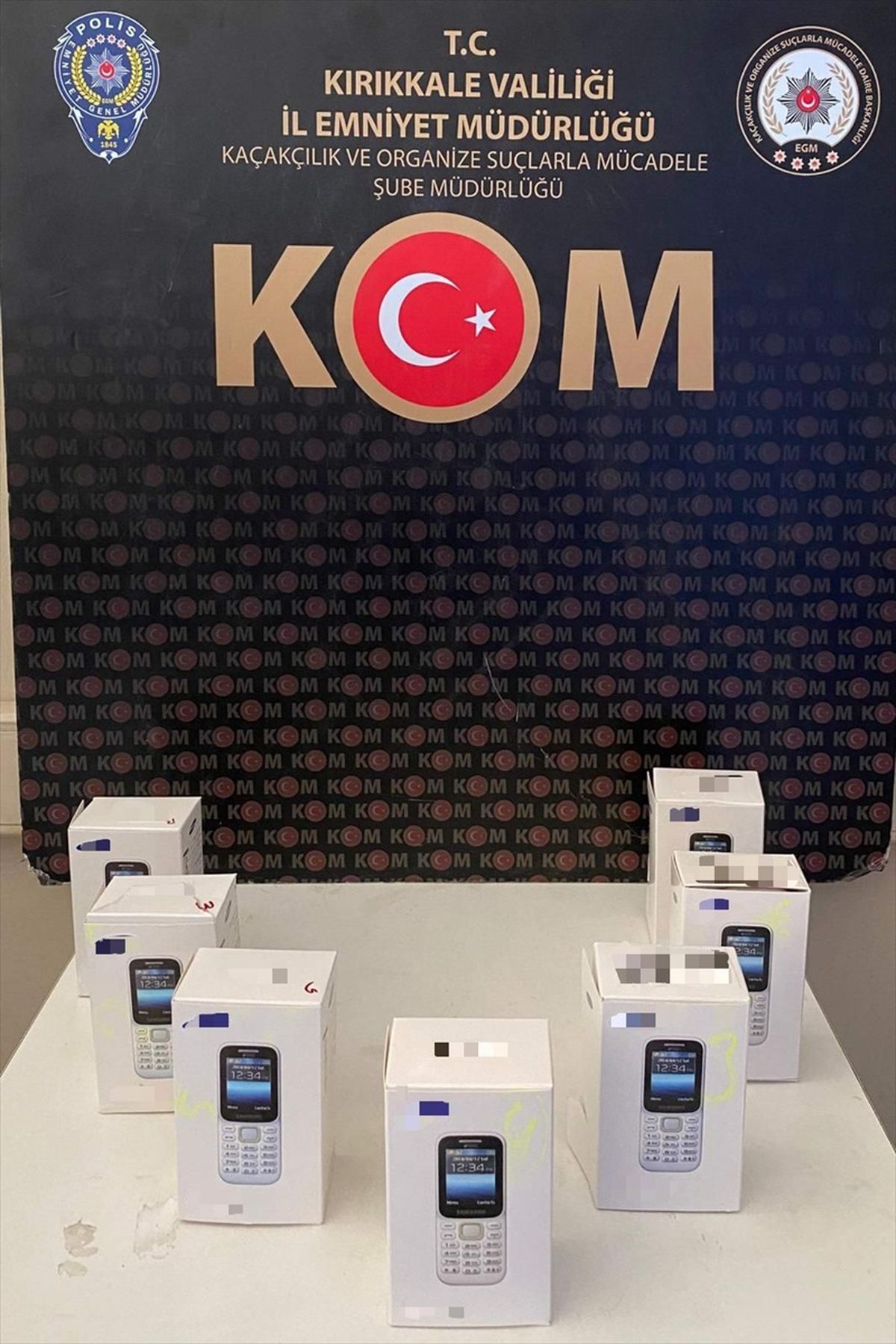 Kırıkkale\'de 7 gümrük kaçağı cep telefonu ele geçirildi, 1 şüpheli gözaltına alındı