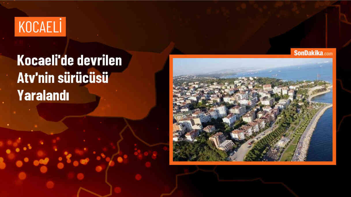 Karamürsel\'de ATV Kaza Yaptı, Sürücü Yaralandı