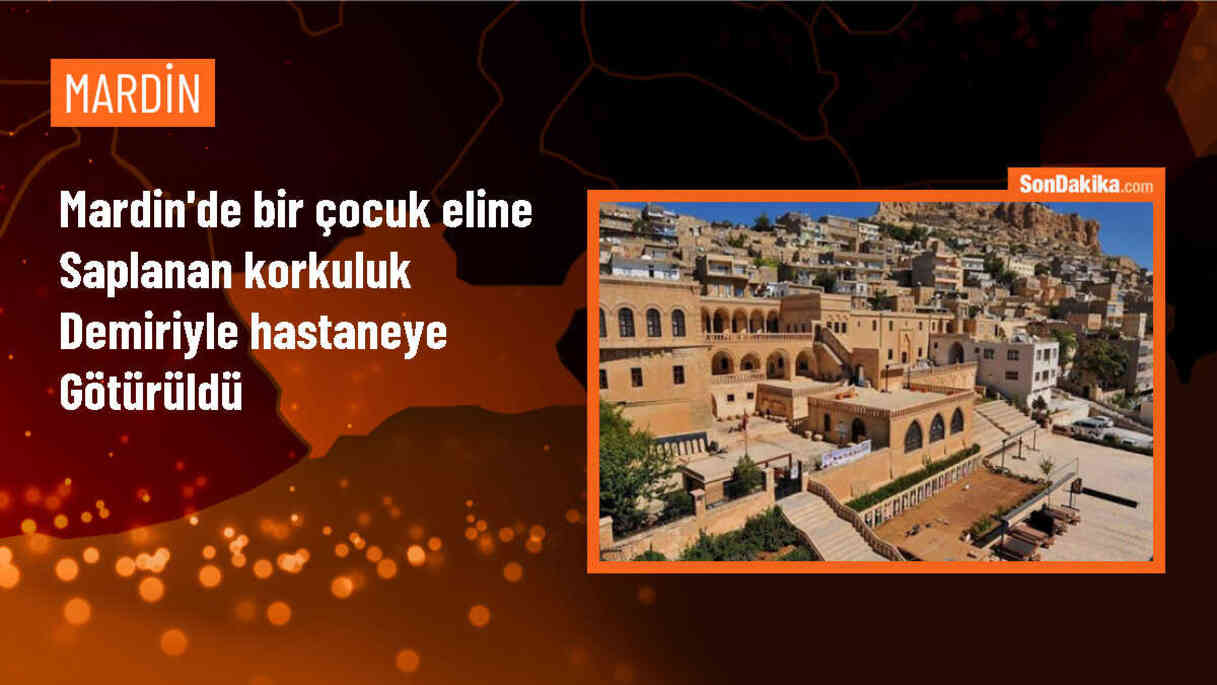 Mardin\'de kız öğrenci, eline saplanan demirle hastaneye kaldırıldı