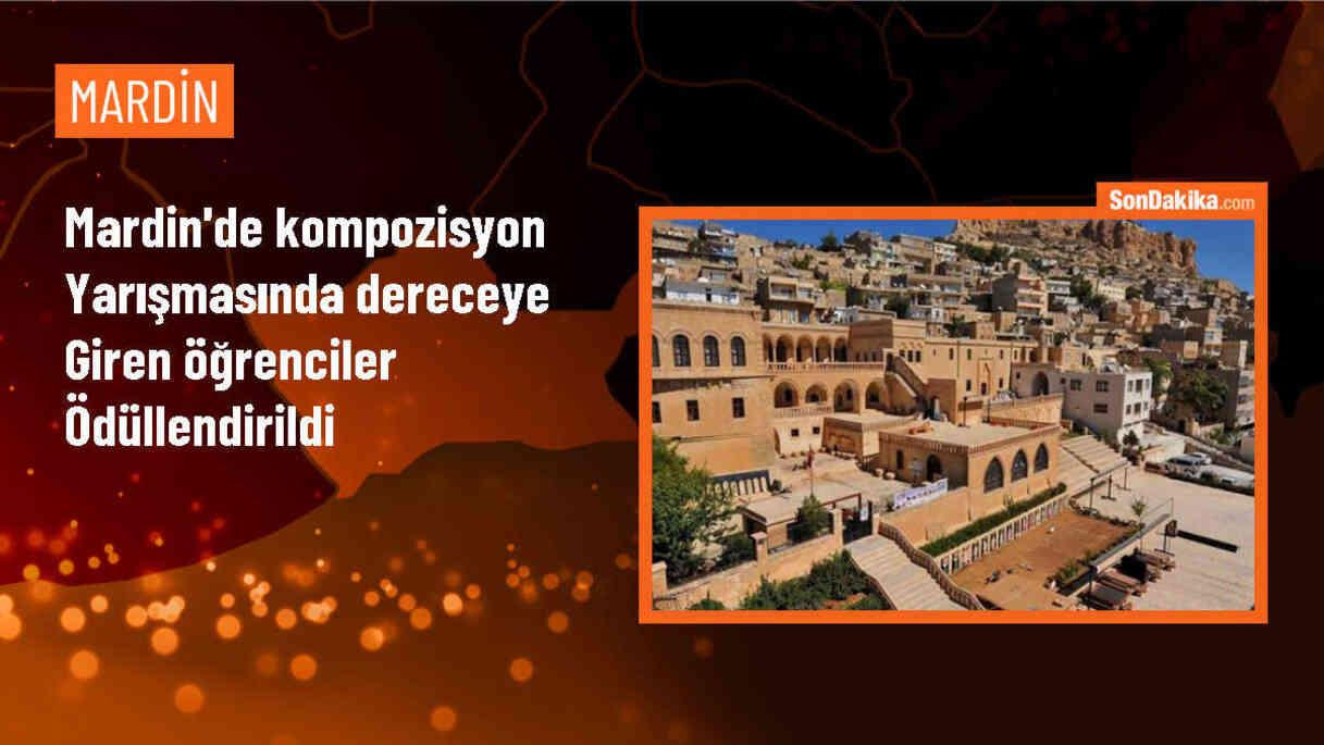 Mardin\'de Kompozisyon Yarışmasında Dereceye Giren Öğrencilere Ödül Verildi