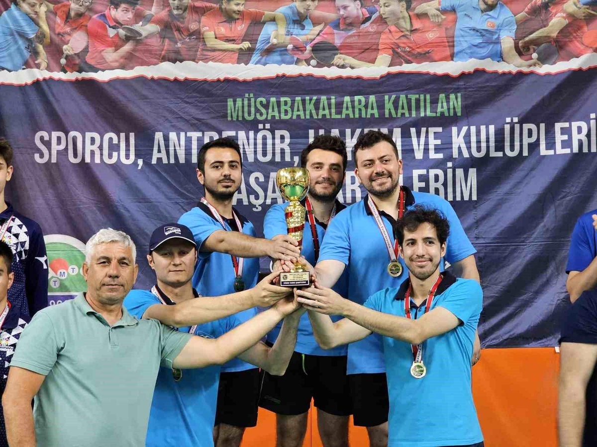 Muğla\'da Masa Tenisi Terfi Turnuvası Yapıldı