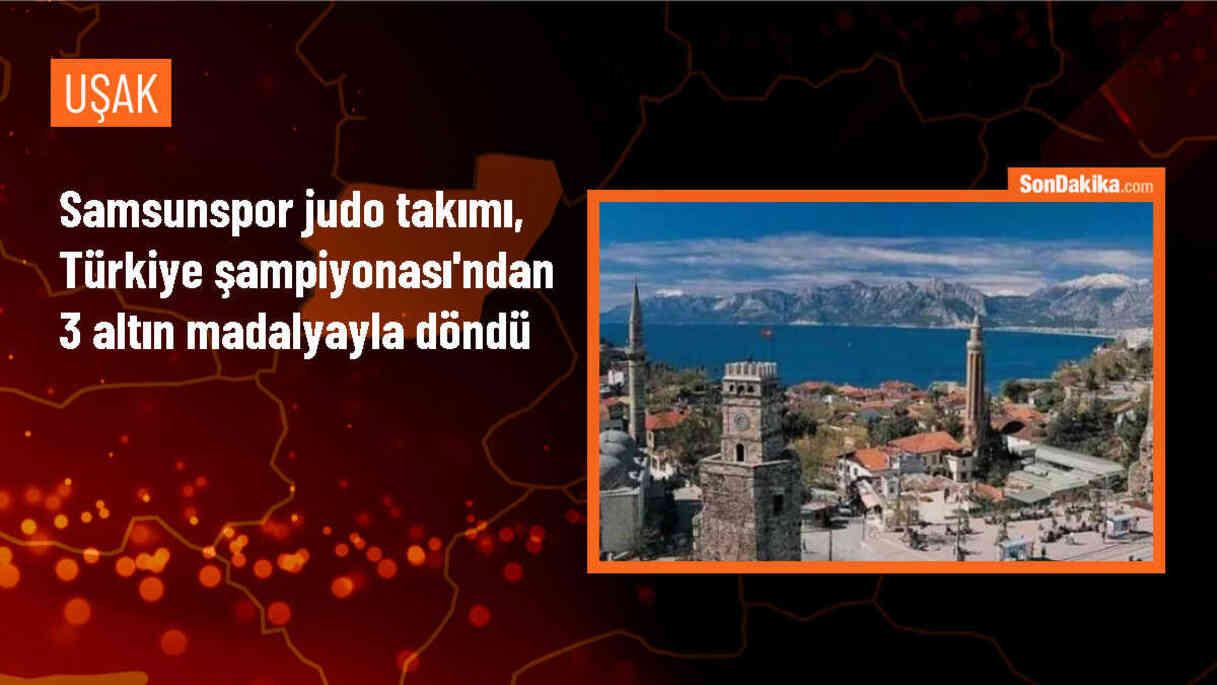 Samsunspor Judo Takımı Türkiye Şampiyonası\'nda 3 altın madalya kazandı