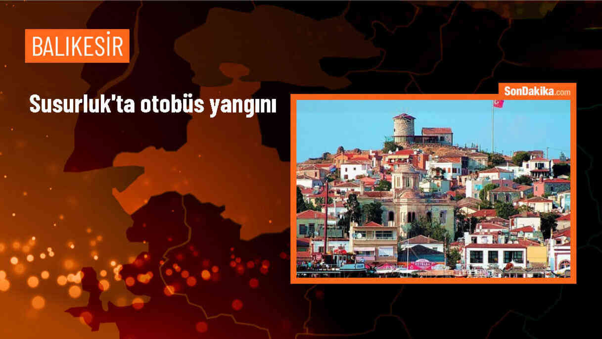 Balıkesir\'de yolcu otobüsünde çıkan yangın kontrol altına alındı