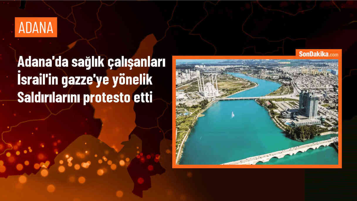 Adana\'da İsrail\'in Filistin saldırısı protesto edildi