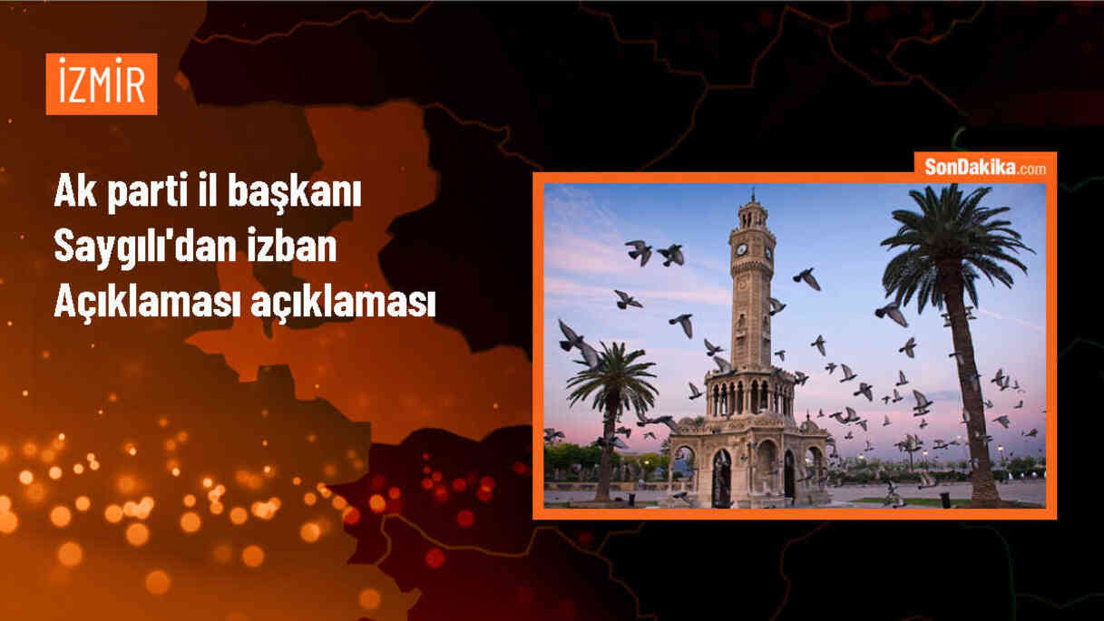 AK Parti İl Başkanı Bilal Saygılı, İZBAN ile ilgili görüşmelere destek verebileceğini ifade etti