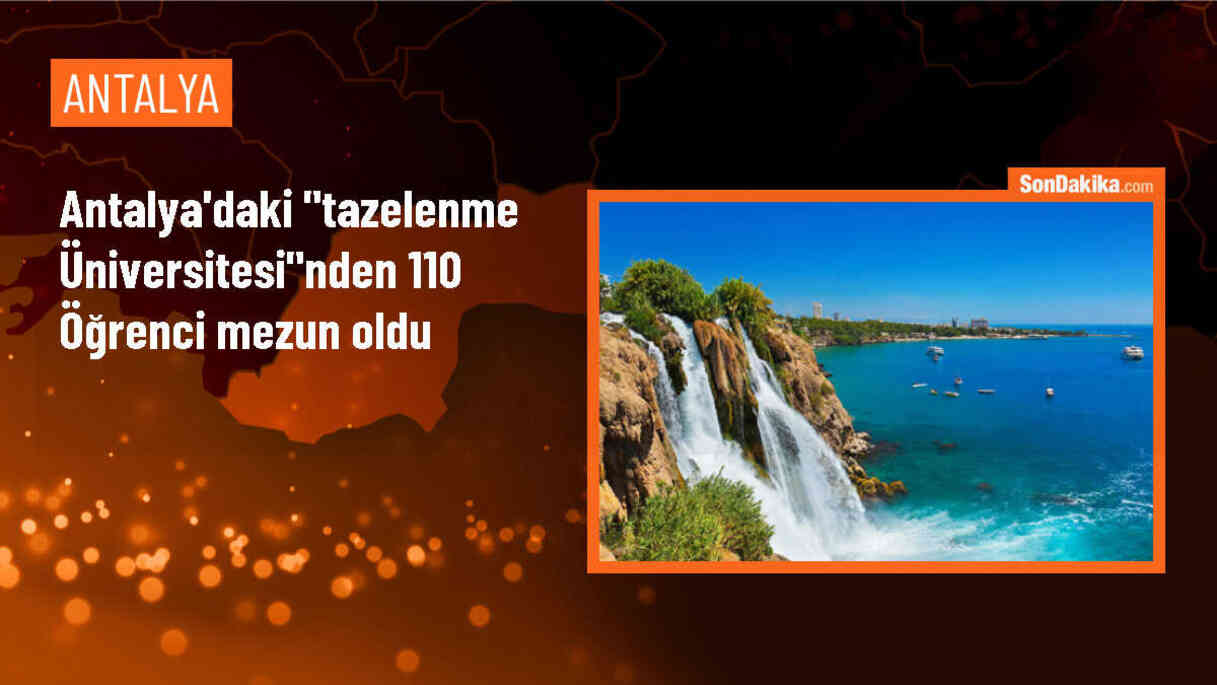 Akdeniz Üniversitesi\'ndeki Tazelenme Üniversitesi\'nden 110 Öğrenci Mezun Oldu