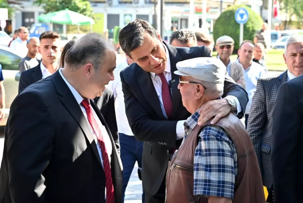 Başkan Zeyrek\'ten Gölmarmara ziyareti