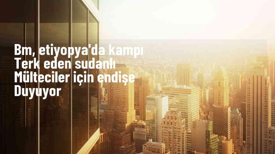BMMYK, Sudanlı mültecilerin durumuyla ilgili endişe duyuyor