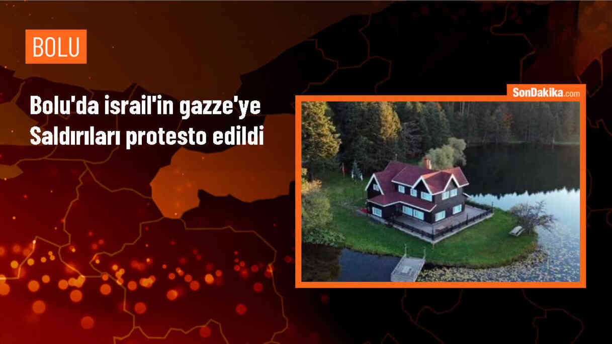 İsrail\'in Gazze\'ye yönelik saldırıları Bolu\'da protesto edildi