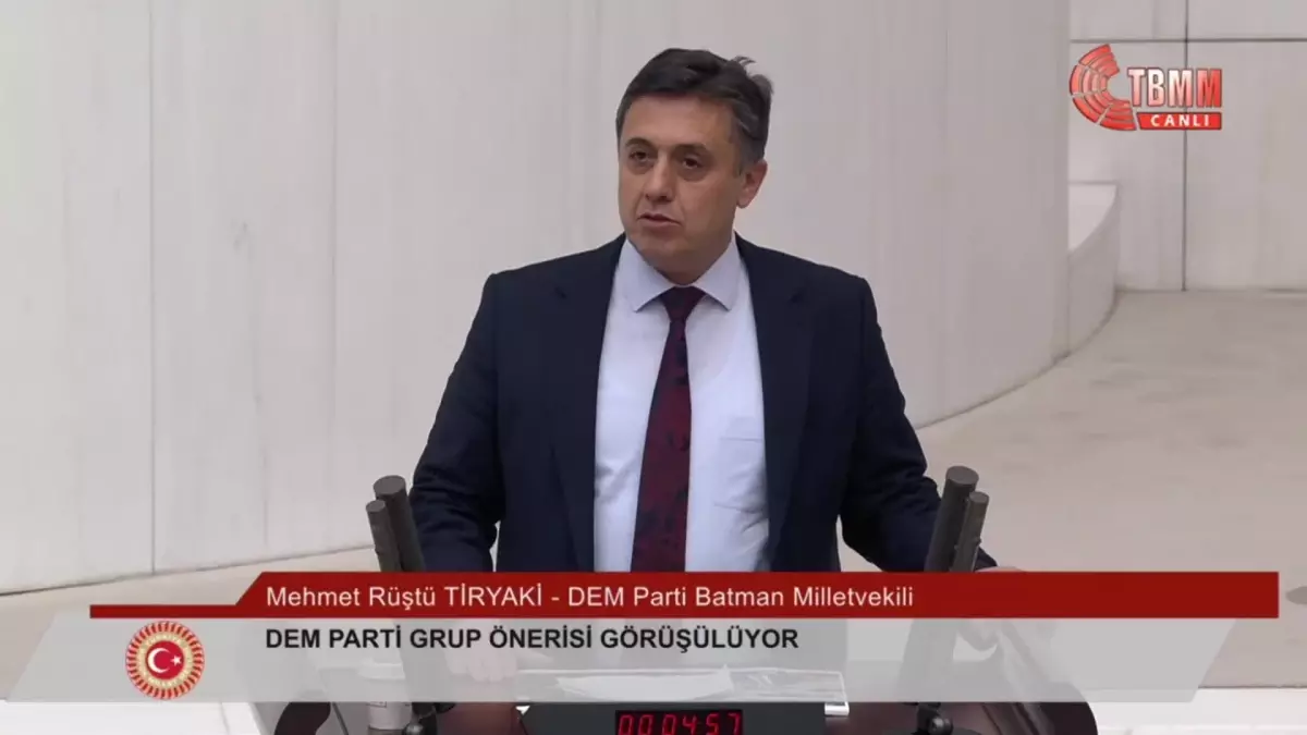 DEM Parti\'nin \'yargıdaki çürümenin nedenlerinin araştırılması\' önerisi reddedildi