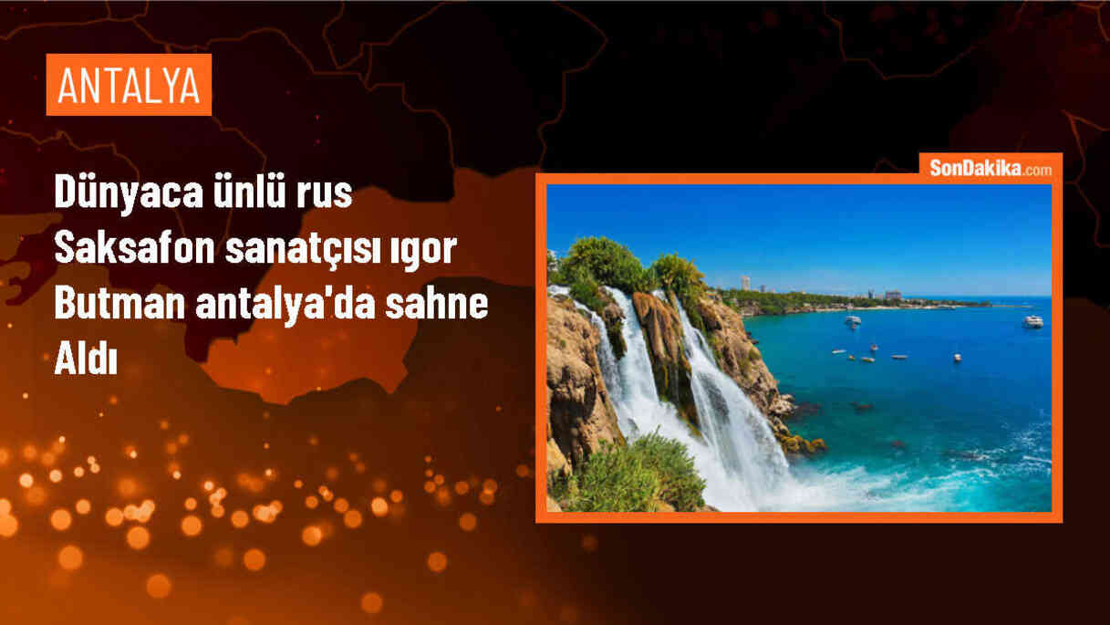 Antalya Akra Caz Festivali\'nde Igor Butman sahne aldı