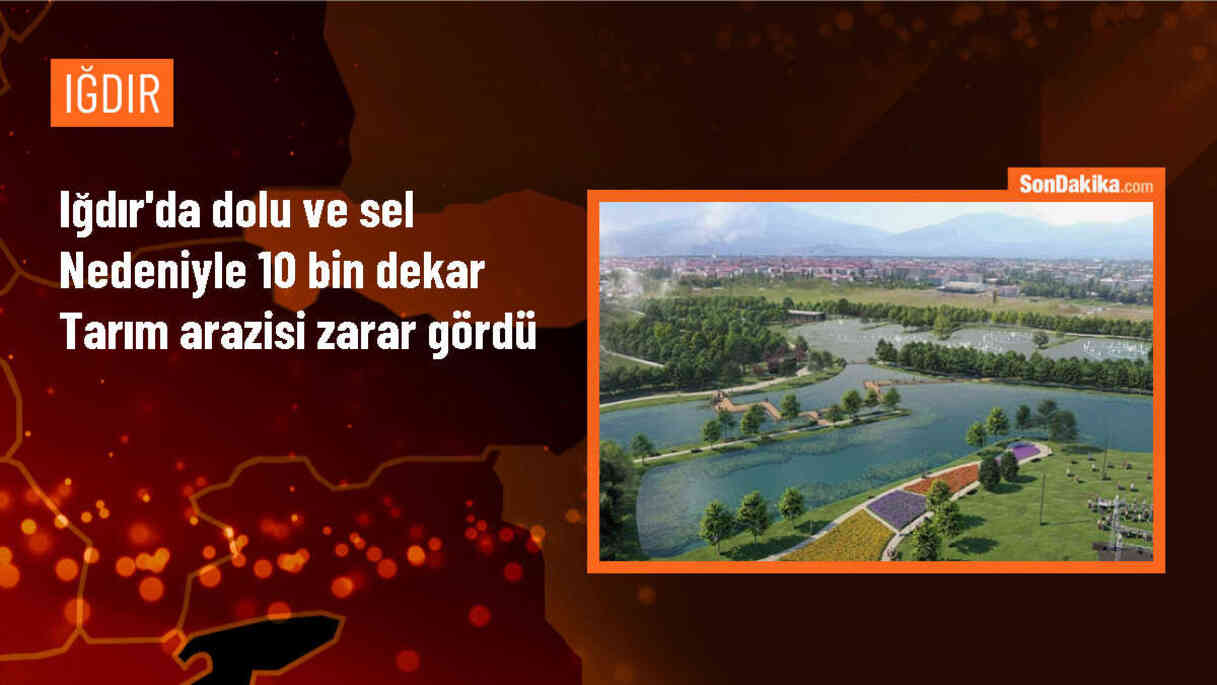 Iğdır\'da Dolu ve Sel Sonucu 10 Bin Dekar Tarım Arazisinde Zarar Oluştu