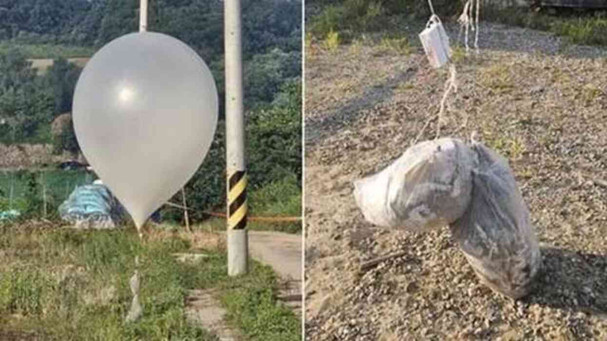 Kuzey Kore ile Güney Kore arasında çöp savaşı! Balonlarla dışkı gönderdiler Kuzey Kore ile Güney Kore arasında çöp savaşı! Balonlarla dışkı gönderdiler