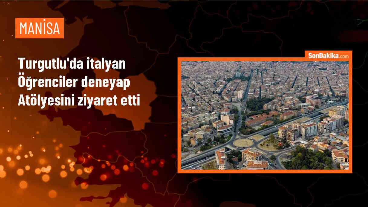 İtalyan öğrenciler Turgutlu\'ya geldi, atık yönetimi ve geri dönüşüm konusunda bilinçlendirildi