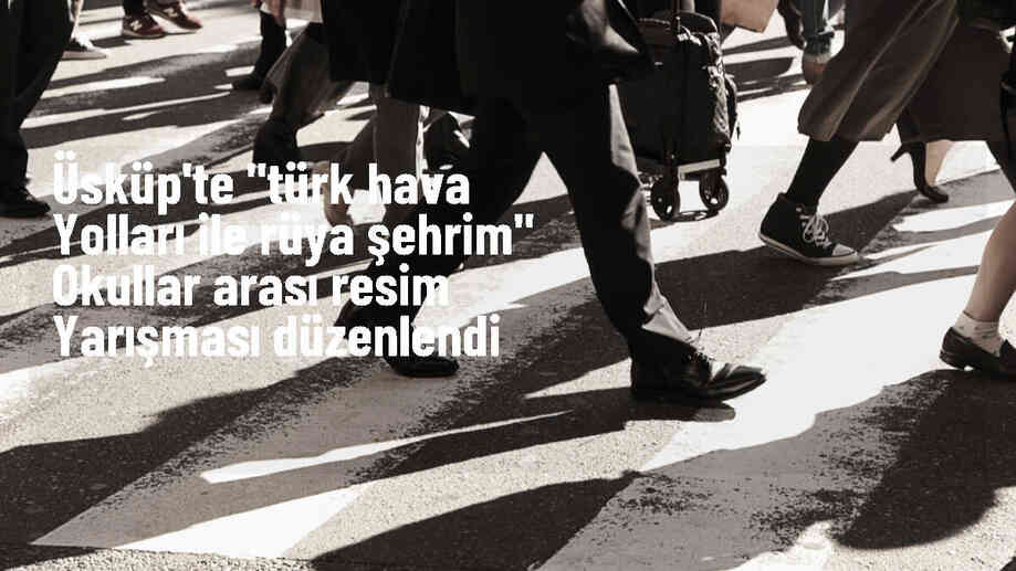 THY Üsküp\'te resim yarışmasının ödül törenini düzenledi