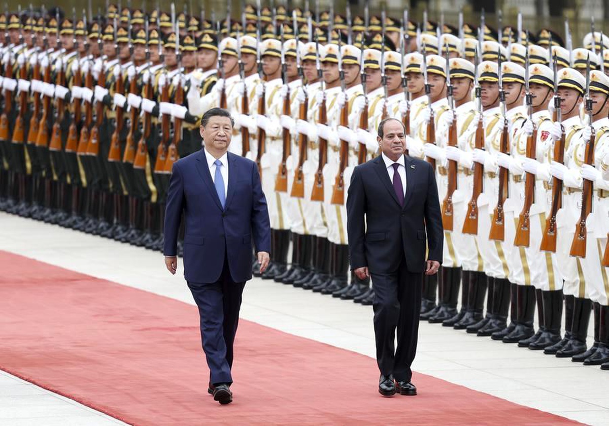 Çin Cumhurbaşkanı Xi Jinping, Mısır Cumhurbaşkanı Abdulfettah es-Sisi ile Görüştü