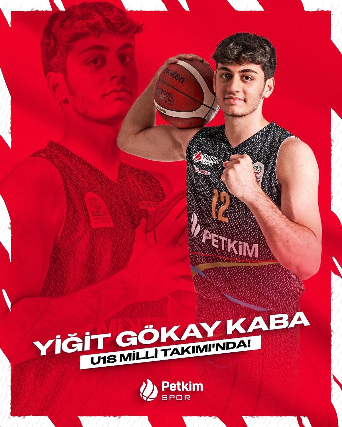 Aliağa Petkimspor\'dan Yiğit Gökay Kaba\'ya milli davet