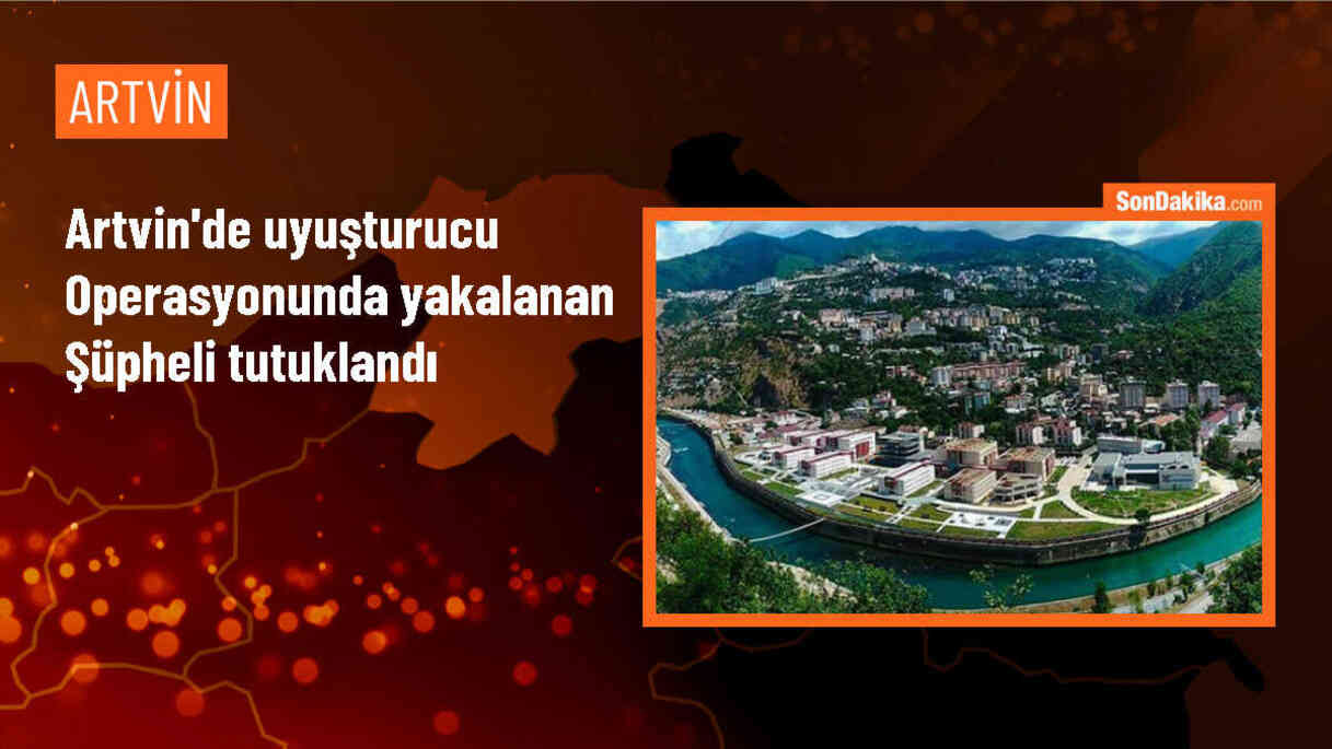 Artvin\'de uyuşturucu operasyonunda gözaltına alınan şüpheli tutuklandı