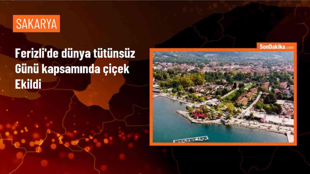 Ferizli\'de Botanik Çay Bahçesi çiçeklerle süslendi