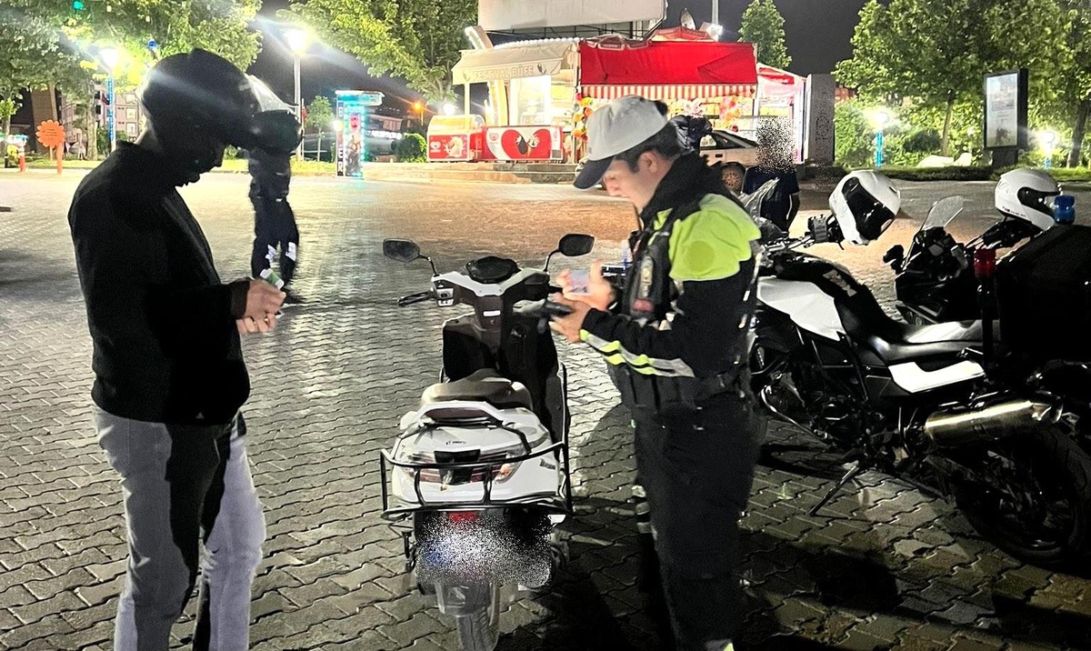 Gaziantep\'te Parklarda Yapılan Uygulamada 181 Motosiklete Cezai İşlem Uygulandı