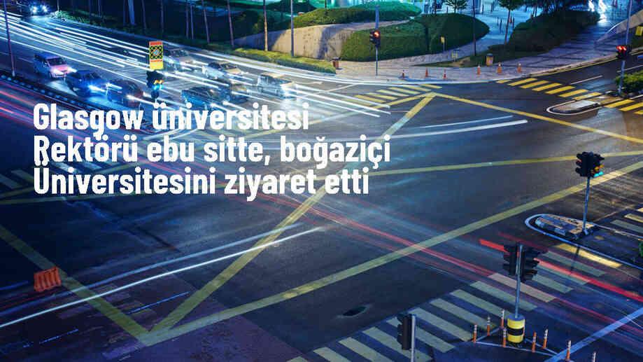 Glasgow Üniversitesi Rektörü Filistin asıllı doktor Gassan Ebu Sitte, Boğaziçi Üniversitesini ziyaret etti