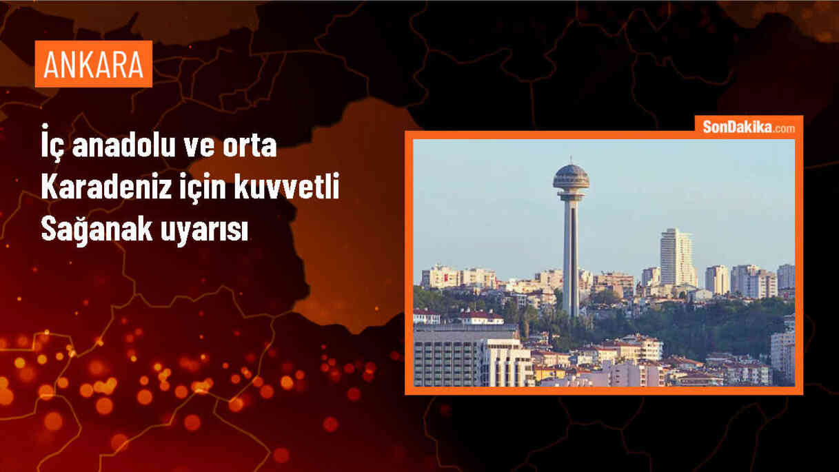 İç Anadolu ve Orta Karadeniz Bölgesi\'nde Kuvvetli Sağanak Uyarısı