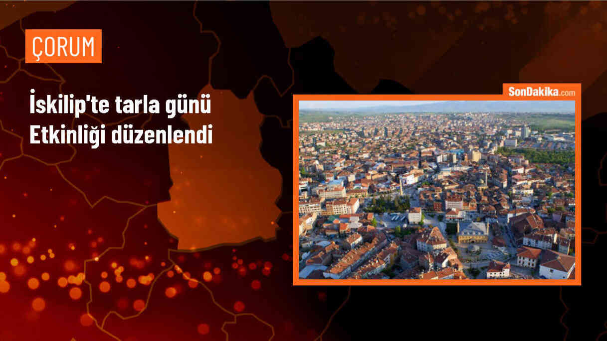Çorum İskilip\'te Tarla Günü Etkinliği Düzenlendi