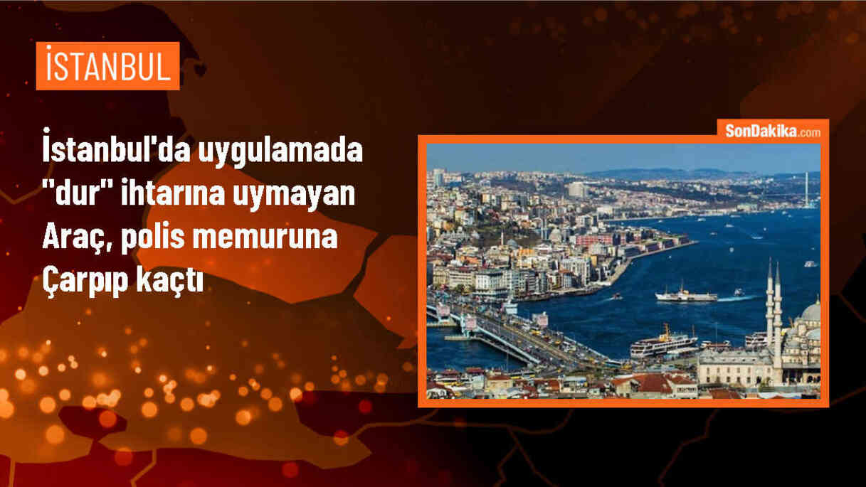 Maltepe\'de polis memuruna çarpan araca ateş açıldı, bir şüpheli ağır yaralandı