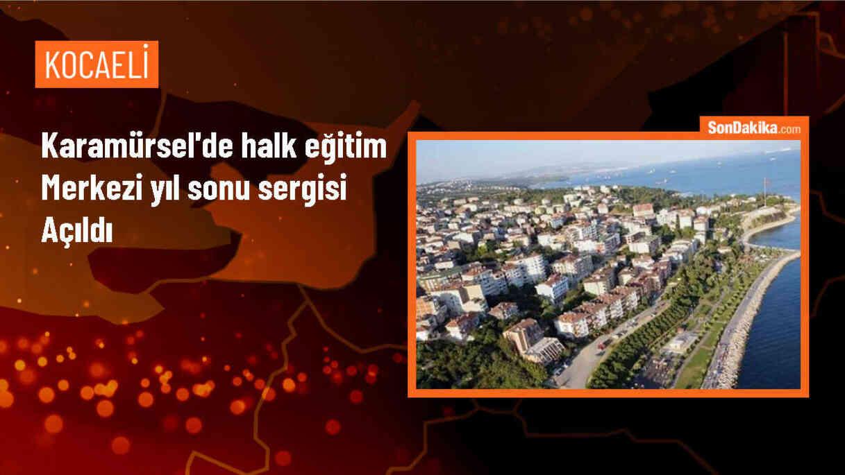 Karamürsel Halk Eğitim Merkezi Kursiyerlerinin Yıl Sonu Sergisi Beğeni Topladı