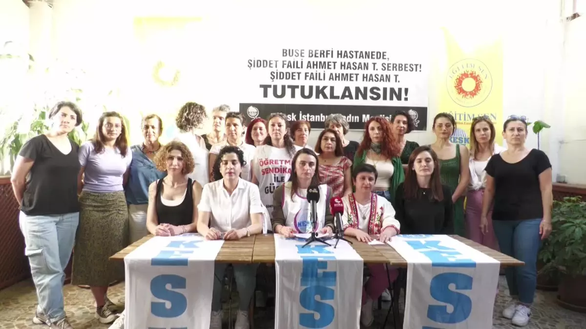 KESK Kadın Meclisi, Buse Berfi Yılmaz\'ın saldırıya uğramasını protesto etti