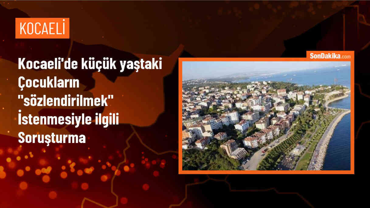 Kocaeli\'de çocukların gelinlik ve damatlık giydirilerek sözlendirilmek istenmesiyle ilgili adli işlem başlatıldı
