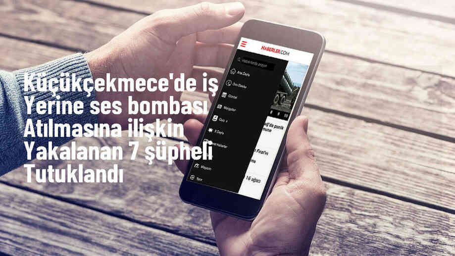 Küçükçekmece\'de iş yerine ses bombası atan şüpheliler tutuklandı