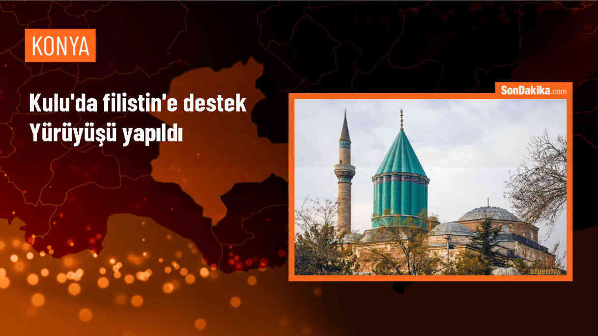 Konya\'da Filistin\'e Destek Yürüyüşü Gerçekleştirildi